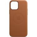 Apple iPhone 12 Mini ( 5.4" ) Leather Case with MagSafe - Saddle Brown