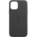 Apple iPhone 12 Mini ( 5.4" ) Leather Case with MagSafe - Black