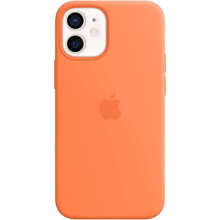 Apple iPhone 12 Mini Silicone Case with MagSafe - Kumquat