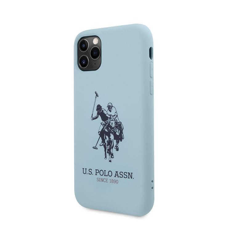 CG MOBILE U.S.Polo Assn. Silicone Effect Case Big Horse Logo Compatible for iPhone 11 Pro ( 5.8" ) Shock Resistant, Scratches Resistant, Easy Access to All Ports