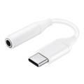 Samsung USB-C Headset Jack Adapter, Ultra High Quality Audio, USB-C to 3.5mm Headphone Jack Adapter Compatible for Galaxy Note 10 / 10+ & Other Devices - White