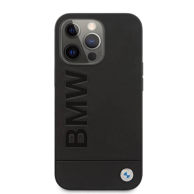 CG MOBILE BMW Real Leather Hard Case Hot Stamp & Metal Logo. Easy Access to All Ports, Anti-Scratch - Black