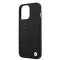 CG MOBILE BMW Real Leather Hard Case Hot Stamp & Metal Logo. Easy Access to All Ports, Anti-Scratch - Black