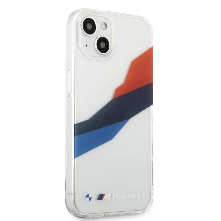 CG MOBILE BMW Motorsport Collection PC/TPU Hard Case Graphic Tricolor Compatible for iPhone 13 Pro Max (6.7") Easy Access to All Ports, Anti-Scratch