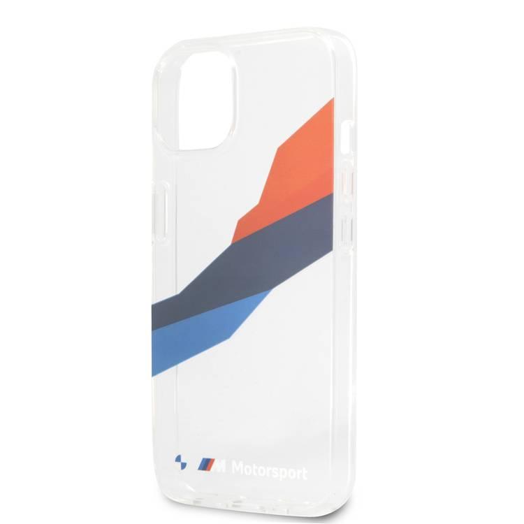 CG MOBILE BMW Motorsport Collection PC/TPU Hard Case Graphic Tricolor Compatible for iPhone 13 Pro Max (6.7") Easy Access to All Ports, Anti-Scratch