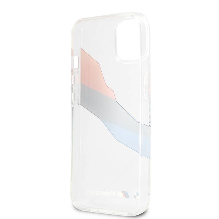 CG MOBILE BMW Motorsport Collection PC/TPU Hard Case Graphic Tricolor Compatible for iPhone 13 Pro Max (6.7") Easy Access to All Ports, Anti-Scratch