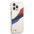 CG MOBILE BMW Motorsport Collection PC/TPU Hard Case Graphic Tricolor Compatible for iPhone 13 Pro Max (6.7") Easy Access to All Ports, Anti-Scratch