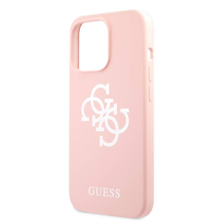 iPhone 13 Pro silicone case pink logo