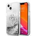 CG MOBILE Guess Liquid Glitter Case with 4G Electroplated Logo Compatible for iPhone 13 Pro Max (6.7") Anti-Scratch, Easy Access to All Ports, Shock Absorption & Drop Protective Back Cover Suitable with Wireless Charging Officially Licensed -