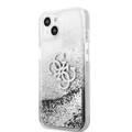 CG MOBILE Guess Liquid Glitter Case with 4G Electroplated Logo Compatible for iPhone 13 Pro Max (6.7") Anti-Scratch, Easy Access to All Ports, Shock Absorption & Drop Protective Back Cover Suitable with Wireless Charging Officially Licensed -