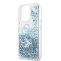 CG MOBILE Guess Liquid Glitter Case with 4G Electroplated Logo Compatible for iPhone 13 Pro (6.1") Anti-Scratch, Easy Access to All Ports, Shock Absorption