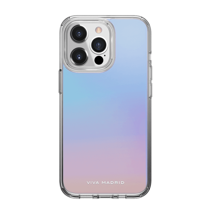 Viva Madrid Aura Hue Hybrid TPU/PC Air Pockets Case with Iridescent & Rainbow Effect Compatible for iPhone 13 Pro (6.1") Scratch Resistant, 360º Bumper Full Protection