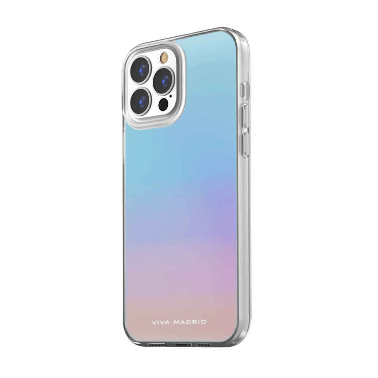 Viva Madrid Aura Hue Hybrid TPU/PC Air Pockets Case with Iridescent & Rainbow Effect Compatible for iPhone 13 Pro (6.1") Scratch Resistant, 360º Bumper Full Protection