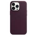 Apple Leather Case with MagSafe Compatible for iPhone 13 Pro (6.1") - Dark Cherry