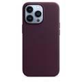 Apple Leather Case with MagSafe Compatible for iPhone 13 Pro (6.1") - Dark Cherry