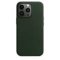 Apple Leather Case with MagSafe Compatible for iPhone 13 Pro (6.1") - Sequoia Green