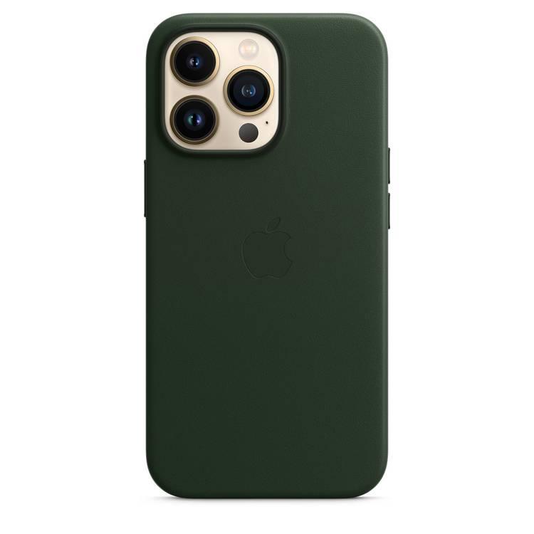 Apple Leather Case with MagSafe Compatible for iPhone 13 Pro (6.1") - Sequoia Green