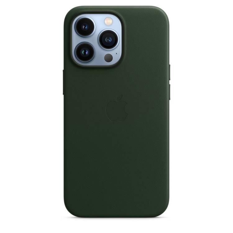 Apple Leather Case with MagSafe Compatible for iPhone 13 Pro (6.1") - Sequoia Green