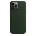 Apple Leather Case with MagSafe Compatible for iPhone 13 Pro Max (6.7") - Sequoia Green