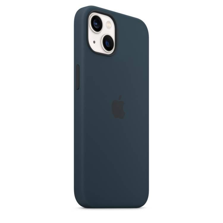Apple Silicone Case with MagSafe Compatible for iPhone 13 (6.1") – Abyss Blue