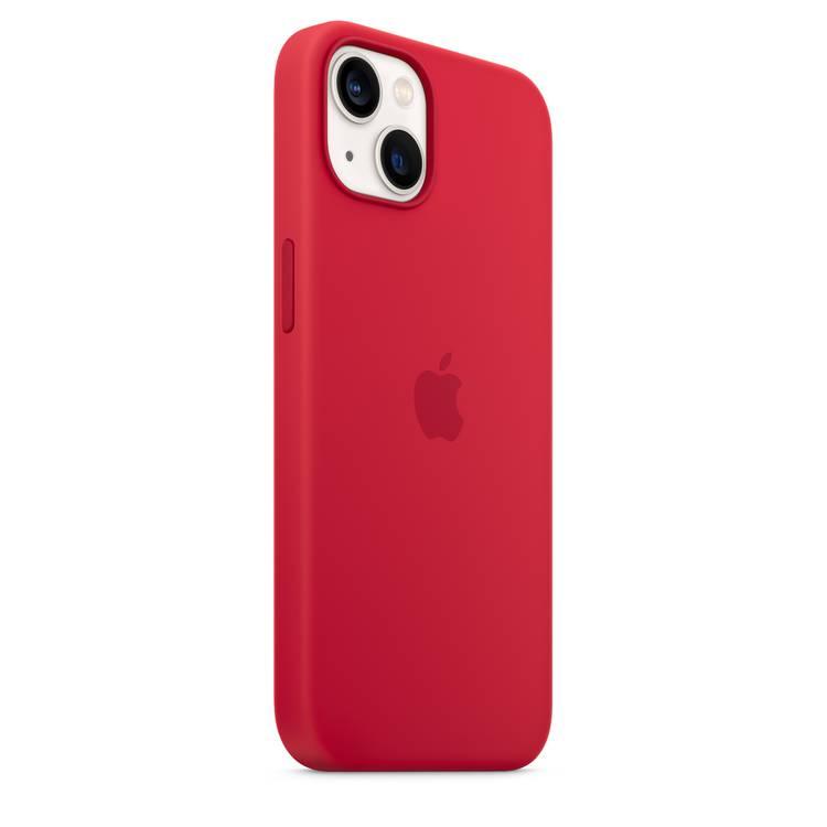 Apple Silicone Case with MagSafe Compatible for iPhone 13 (6.1") – (PRODUCT) RED