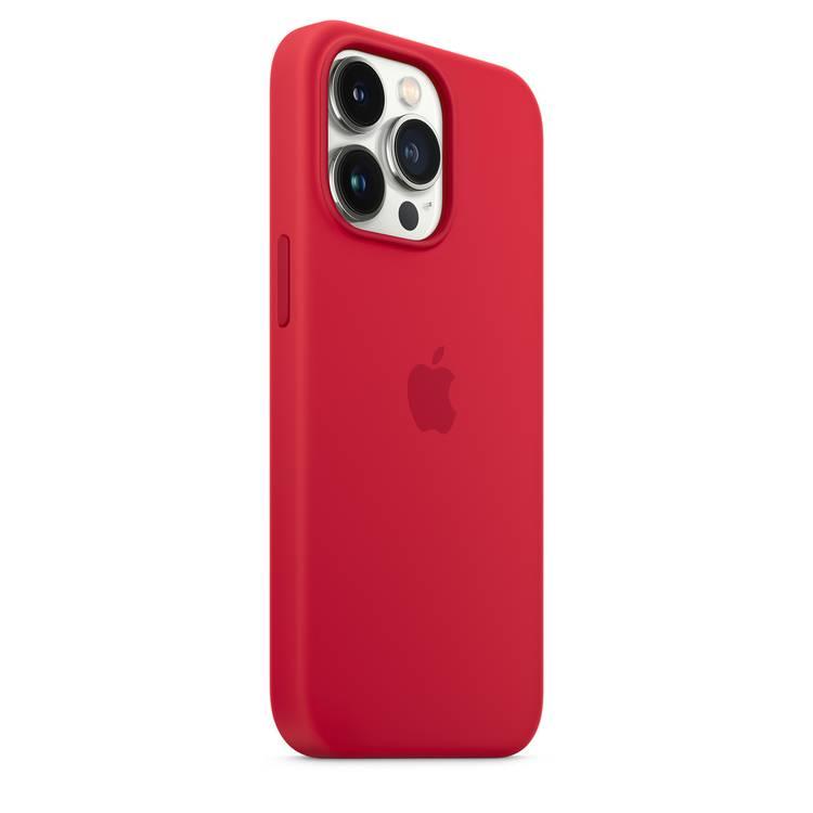 Apple Silicone Case with MagSafe Compatible for iPhone 13 Pro (6.1") – (PRODUCT) RED