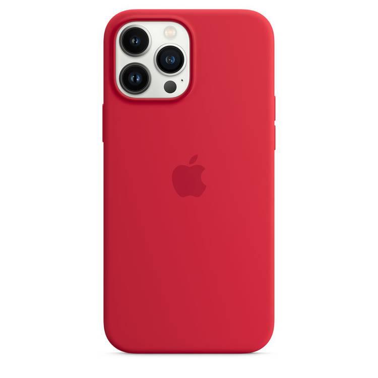 Apple Silicone Case with MagSafe Compatible for iPhone 13 Pro Max (6.7") – (PRODUCT) RED