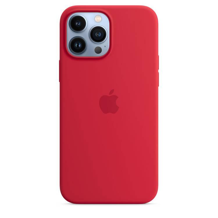 Apple Silicone Case with MagSafe Compatible for iPhone 13 Pro Max (6.7") – (PRODUCT) RED