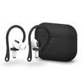 Elago Premier Pack # 2 Compatible for AirPods Pro ( Case / Earhooks ) Anti-Scratch, 360 Protection Case & Earhooks Suitable for Running, Cycling, Working Out at The Gym, & Other Fitness Activities, Wireless Charging Compatibility Silicone Cover