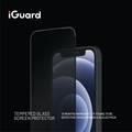 iGuard by Porodo 3D Curved-Edge Glass Screen Protector with Oleo-Phobic Coating Compatible for iPhone 13 / 13 Pro (6.1") 9H Hardness, Seamless Touch, Shock & Impact Protection