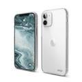 Elago Hybrid Case Compatible with iPhone 12 Mini (5.4") Ultimate Protection, Raised Bezel, Supports Wireless Charge, Anti-Yellowing, Shock Absorbing Design - Crystal Clear