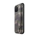 Viva Madrid Correa TPU/PC Back Case with Synthetic Leather + Integrated Video Stand Compatible for iPhone 11 Pro (5.8") Shock Absorbent Protection Cover - Camouflage Green