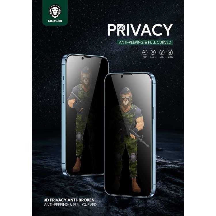 Green Lion 3D PET Privacy Glass Screen Protector for iPhone 13 / 13 Pro 