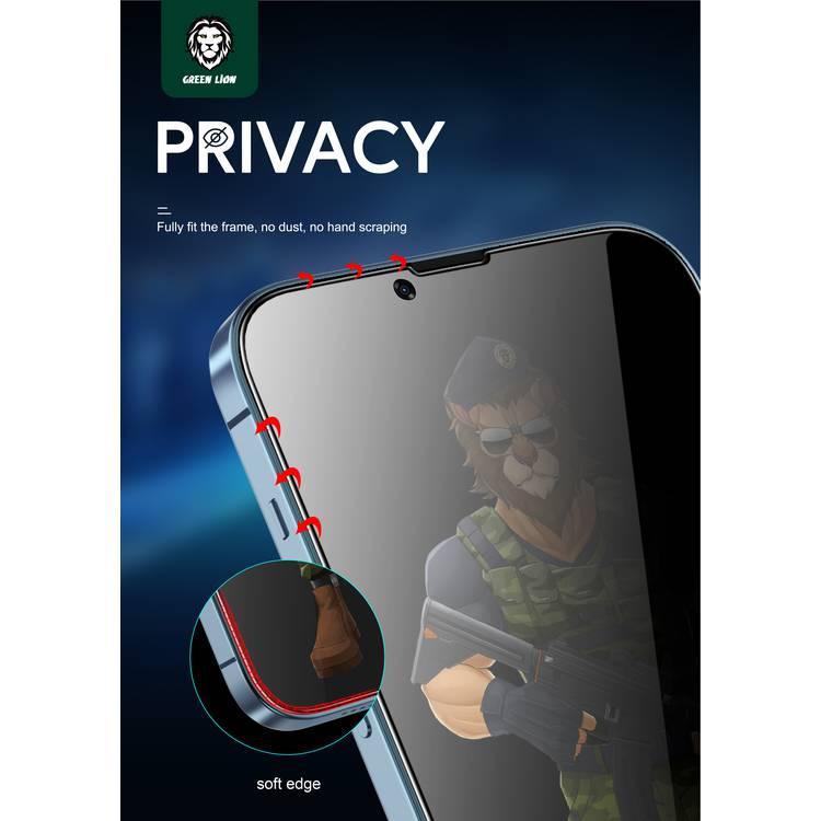 Green Lion 3D PET Privacy Glass Screen Protector for iPhone 13 / 13 Pro 