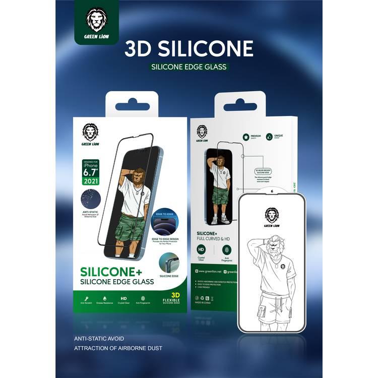 Green Lion 3D Silicone HD Glass Screen Protector For iPhone 13 / 13 Pro 6.1 inch - Clear