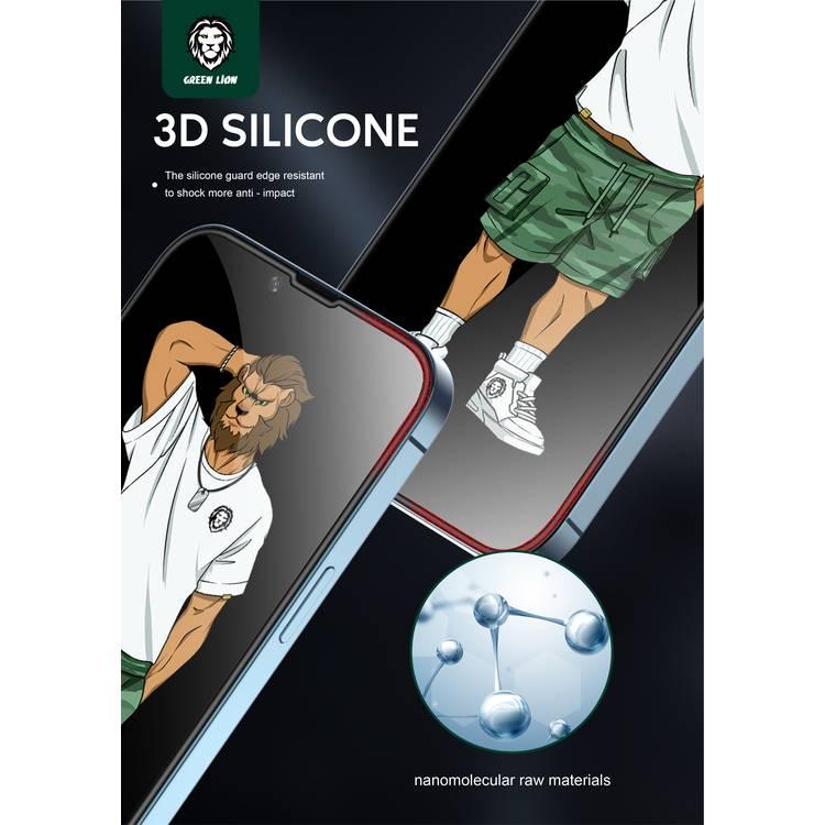 Green Lion 3D Silicone HD Glass Screen Protector For iPhone 13 / 13 Pro 6.1 inch - Clear