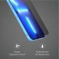 Levelo 9H Anti-Static Twice Tempered Glass Screen Protector Compatible for iPhone 13 Pro Max (6.7") Dust & Scratch Resistance - Non-Breakable Edges Screen Guard Protector - Clear