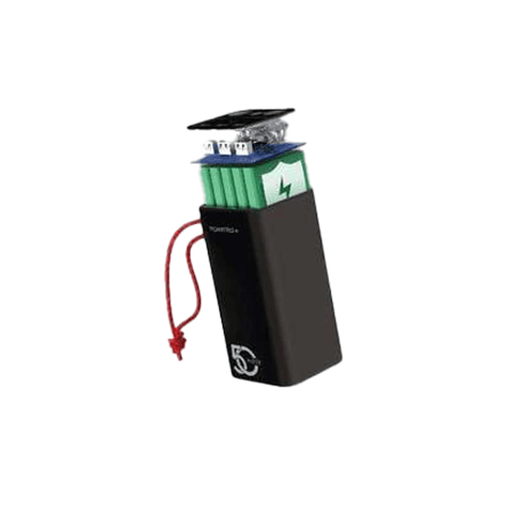 50000 mAh Dual USB Portable Power Bank External Battery Fast Charging -  Black