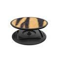 Nuckees Wild Animal Print Stand and Grip with Snug-hug Technology Compatible for Smartphones - Magnetic Mount Friendly Kickstand - 360° Viewing - 4-way Locking Stand - Tiger