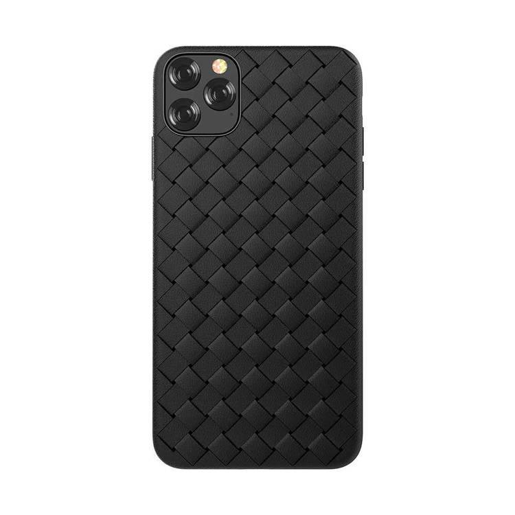 Devia Woven Pattern Design Soft Case Compatible with iPhone 11 Pro 5.8" - Maximum Screen Size Protection, Soft Material, Double Layered Design, Camera Protection - Black