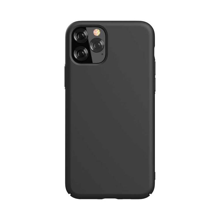 Devia Nature Series Silicone Case Compatible with iPhone 11 Pro, Made with Premium Liquid Silicone, Full Protection, Anti-scratch, Shockproof, Stains-Resistant, Lightweight - Black