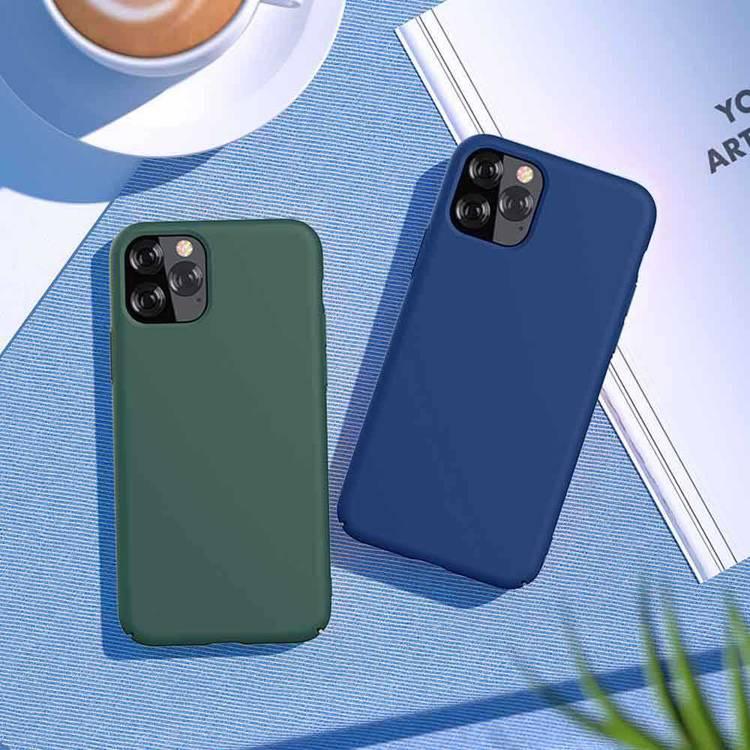 Devia Nature Series Silicone Case Compatible with iPhone 11 Pro, Made with Premium Liquid Silicone, Full Protection, Anti-scratch, Shockproof, Stains-Resistant, Lightweight - Blue