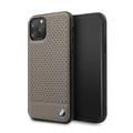 CG MOBILE, BMW Perforated Leather HardCase Compatible with iPhone 11 Pro, Premium Leather, Anti-Scratch, Camera Protection, Easy Access to All Ports - Brown