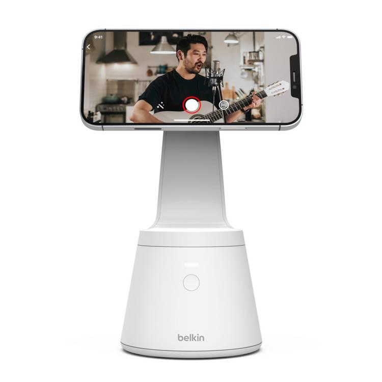 Mobile Holder Belkin MMA001btWH Magnetic Phone Mount with Face Tracking - White