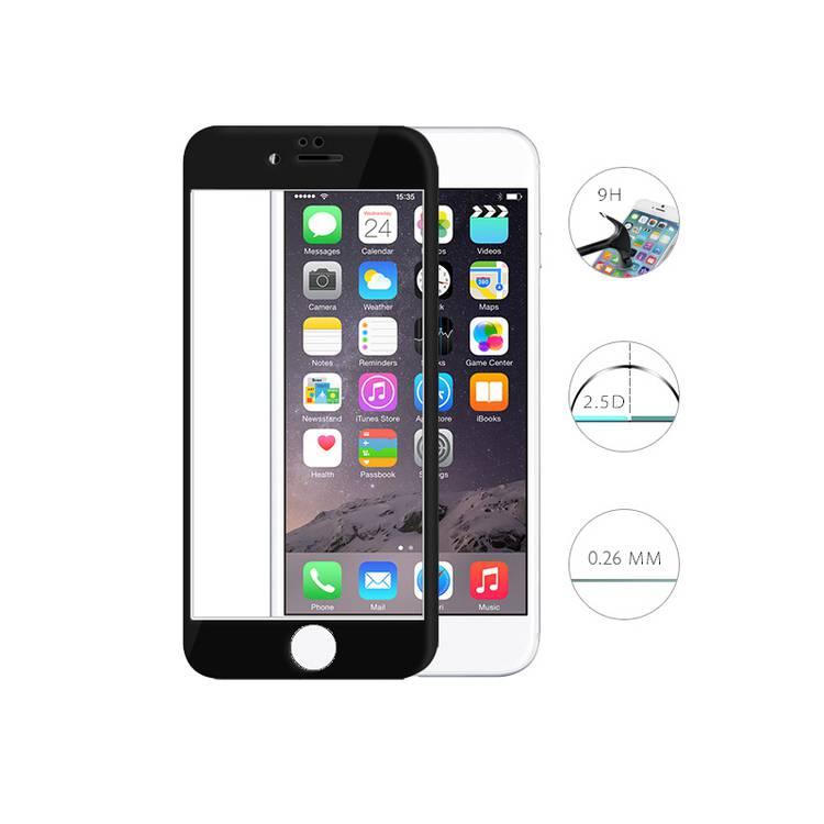 Devia Anti-Glare Full Screen Tempered Glass 0.26mm for iPhone 8 / 7 Plus - Black