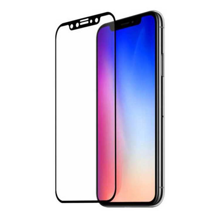 Devia Van Entire View Anti-Glare Tempered Glass for iPhone X / Xs - Black (10pcs/bx)