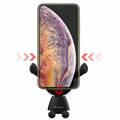 Devia Smart Series Wireless Quick Charger Car Mount 10W - Black