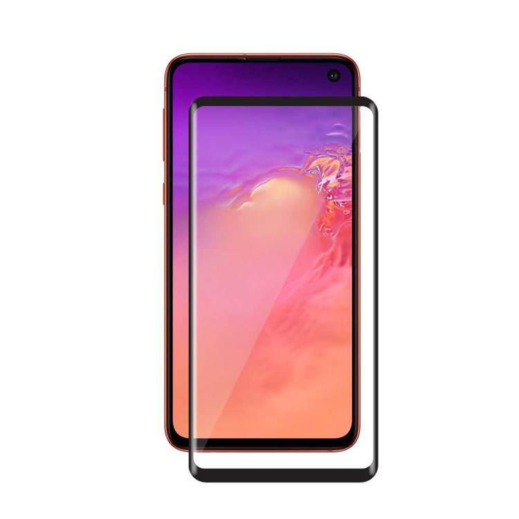 Devia Real Series 3D Curved Full Screen Explosion-Proof Tempered Glass For Samsung S10 - Black