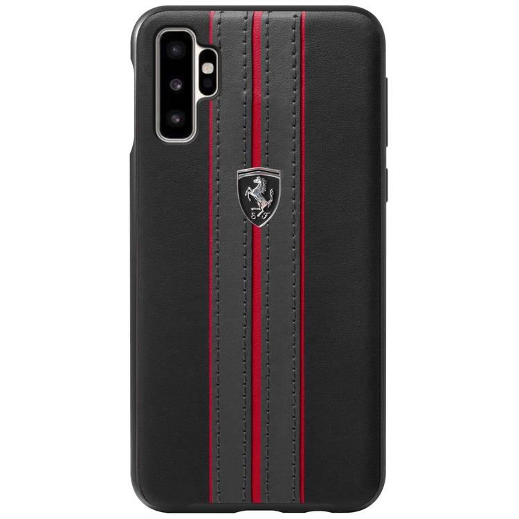 CG Mobile Ferrari Urban PU Leather لهاتف Galaxy Note 10 ، مقاوم للصدمات والخدوش ، سهل الوصول إلى جميع المنافذ ، حماية من السقوط ، مرخص رسميًا - أسود