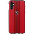CG Mobile Ferrari Urban PU Leather for Galaxy Note 10, Shock & Scratch Resistant, Easy Access to All Ports, Drop Protection, Officially Licensed - Red